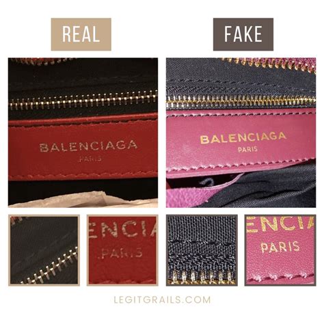 fake vs real balenciaga bag|balenciaga authenticity check.